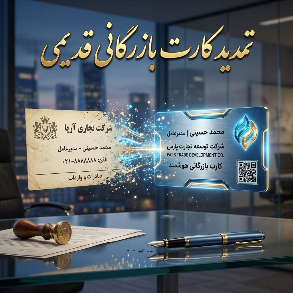 تمدید کارت بازرگانی قدیمی