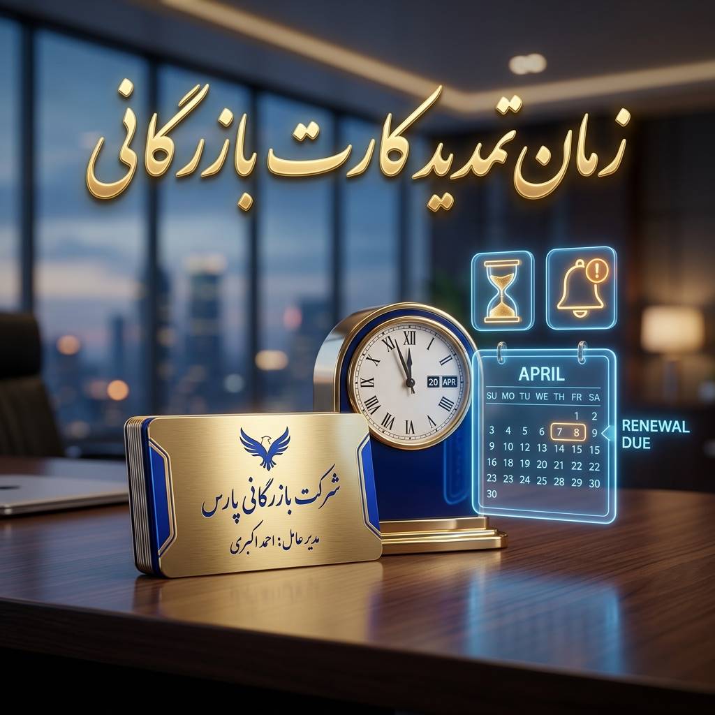 زمان تمدید کارت بازرگانی