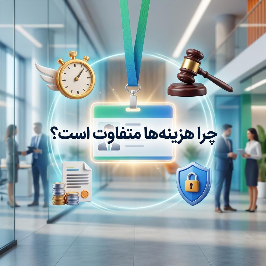 چرا هزینه تمدید کارت بازرگانی در شرکتهای مختلف متفاوت است؟